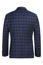 Royal Blue Windowpane Sports Jacket
