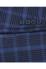Royal Blue Windowpane Sports Jacket