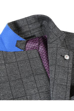Grey Windowpane Sports Jacket