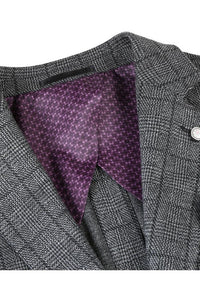 Grey Windowpane Sports Jacket