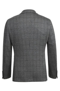 Grey Windowpane Sports Jacket