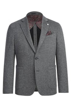 Grey Textured Sports Jacket