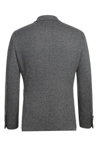 Grey Textured Sports Jacket