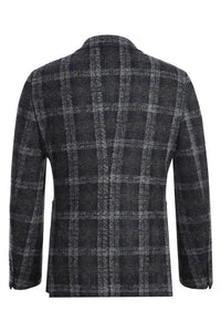Grey Windowpane Sports Jacket