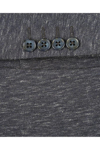 Grey Blue Textured Sports Jacket