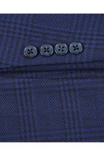Royal Blue Windowpane Sports Jacket