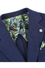 Royal Blue Windowpane Sports Jacket
