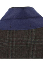 Dark Brown Windowpane Sports Jacket