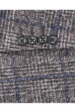 Beige Windowpane Sports Jacket