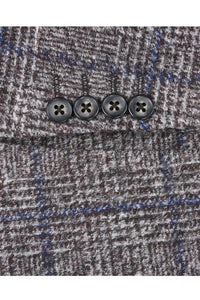 Beige Windowpane Sports Jacket