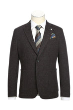 Dark Grey Textured Sports Jacket