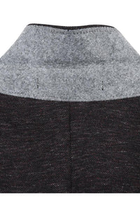 Dark Grey Textured Sports Jacket