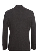 Dark Grey Textured Sports Jacket