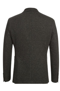 Dark Brown Textured Sports Jacket