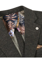 Dark Brown Textured Sports Jacket