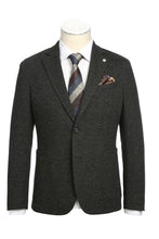 Dark Brown Textured Sports Jacket