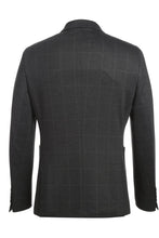 Ink Blue Windowpane Sports Jacket
