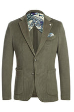 Olive Solid Sports Jacket