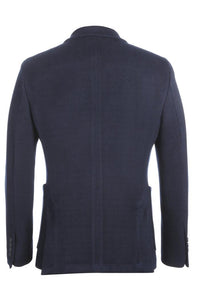Navy Solid Sports Jacket
