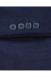 Navy Solid Sports Jacket