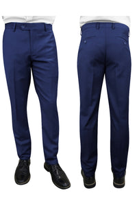 "Denali" Sapphire Super 150's Wool Dress Pants