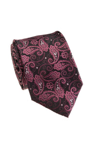 Bocara Coral Necktie (B24-5056B)