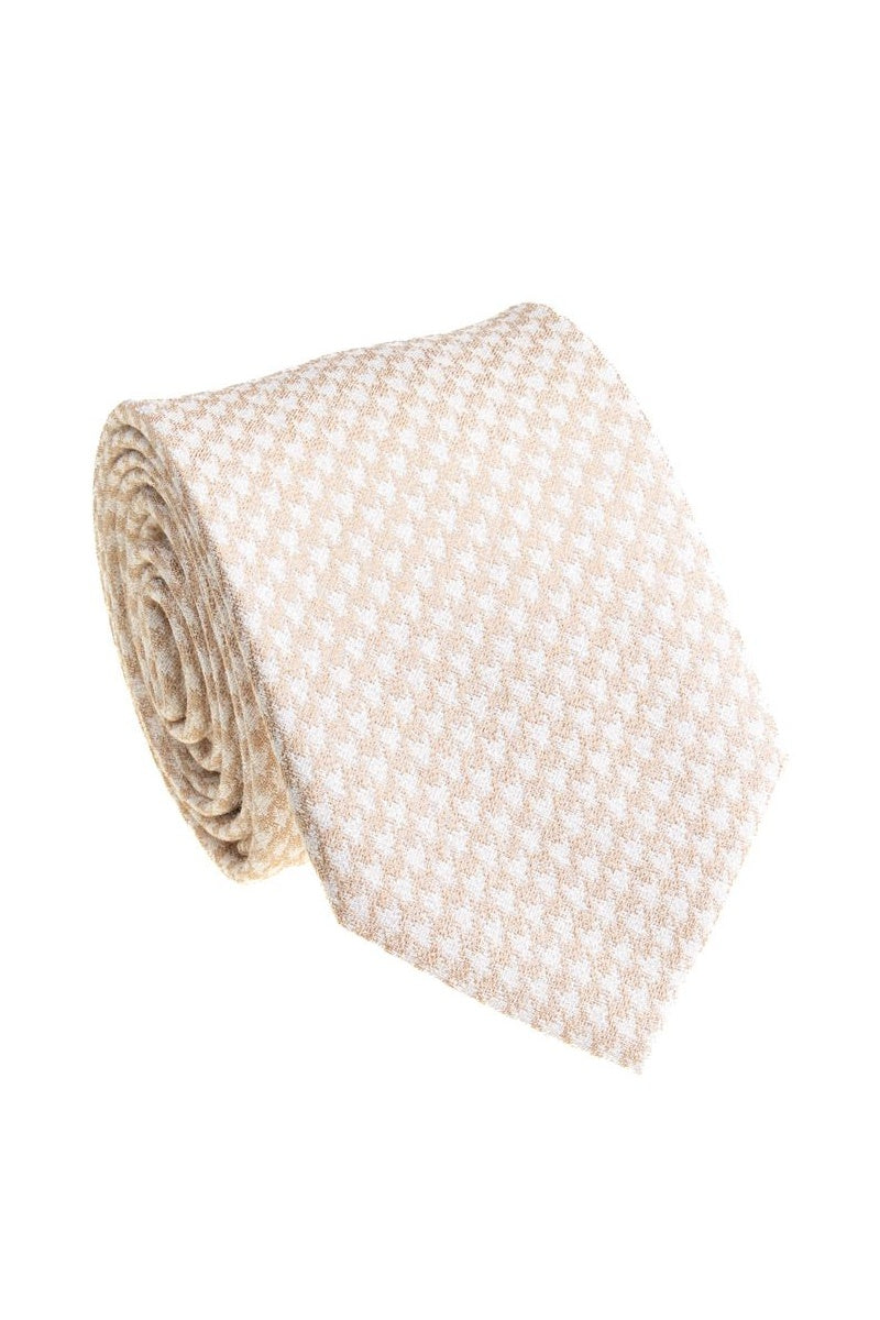Bocara Ecru Necktie (B25-6029A)