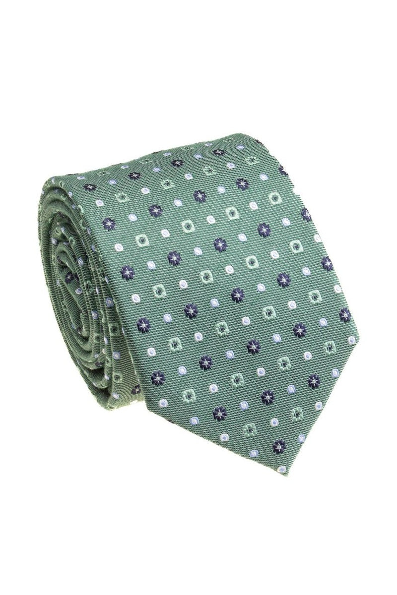 Bocara Green Necktie (B25-6039B)