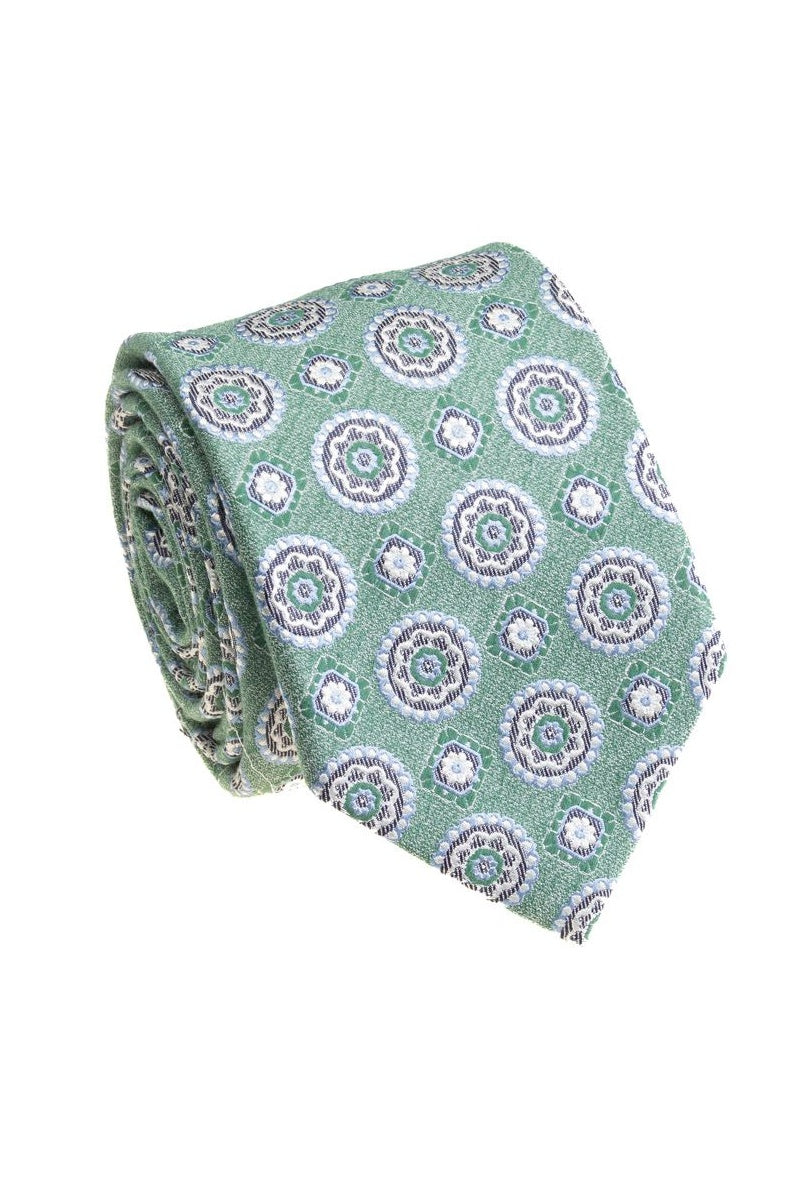 Bocara Green Necktie (B25-6044B)