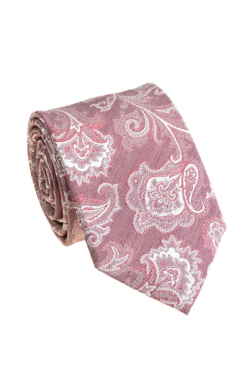 Bocara Burgundy Necktie (B25-6047C)
