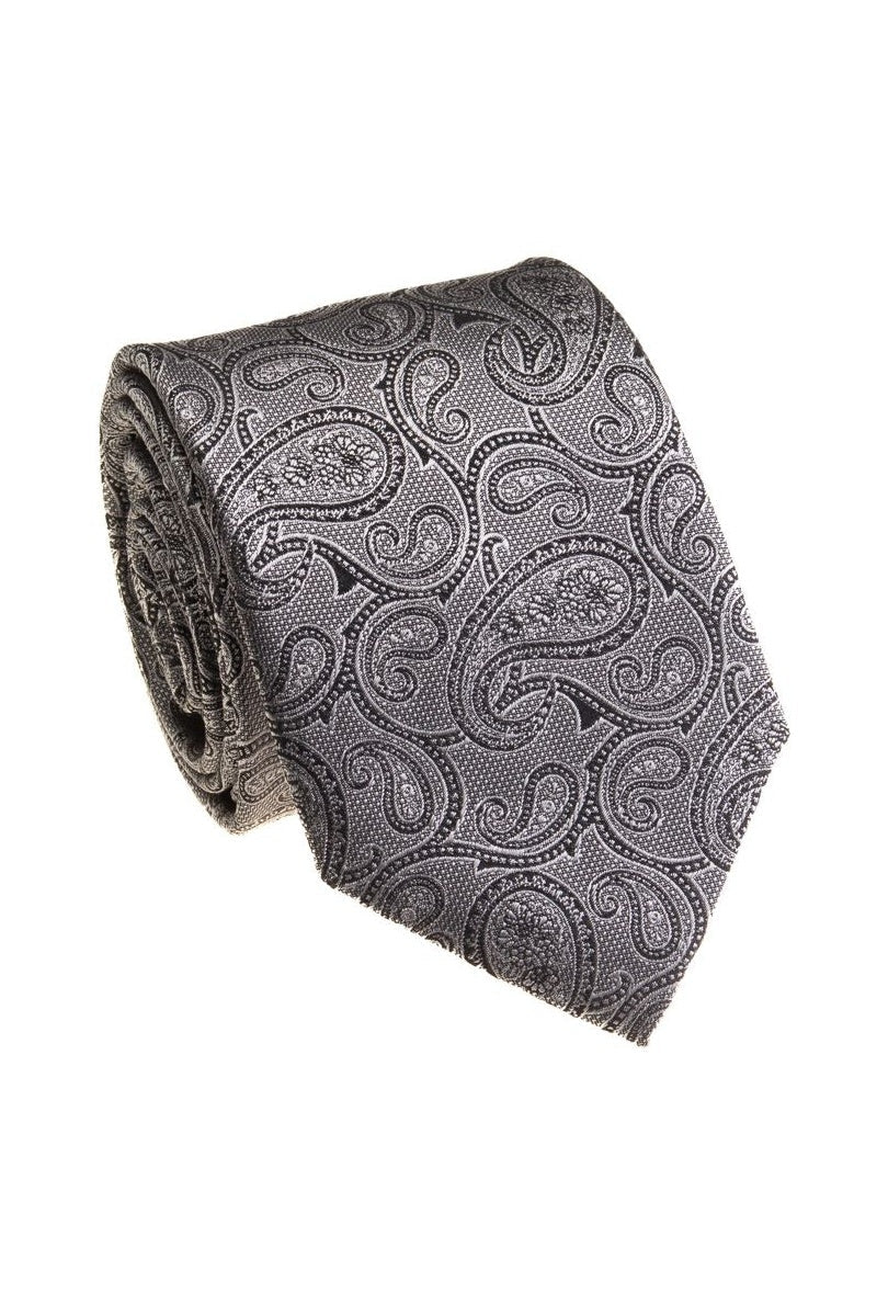 Bocara Grey Necktie (B25-6052A)