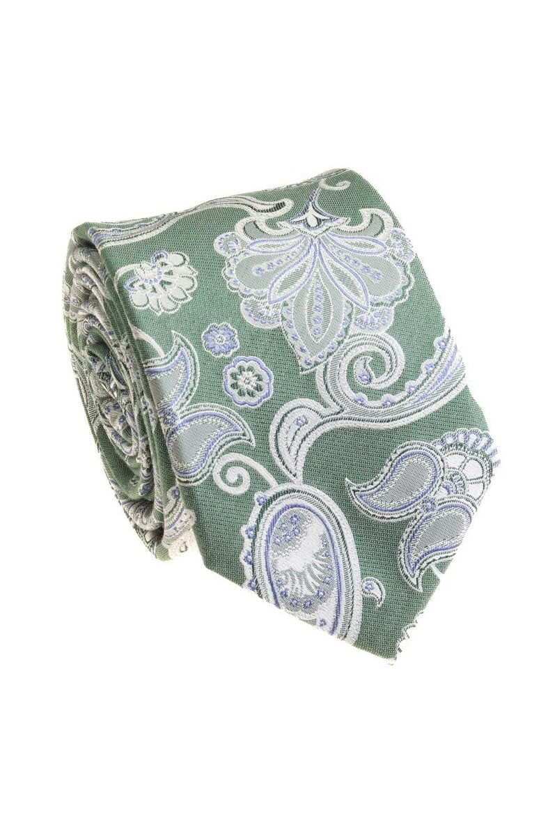 Bocara Green Necktie (B25-6057C)
