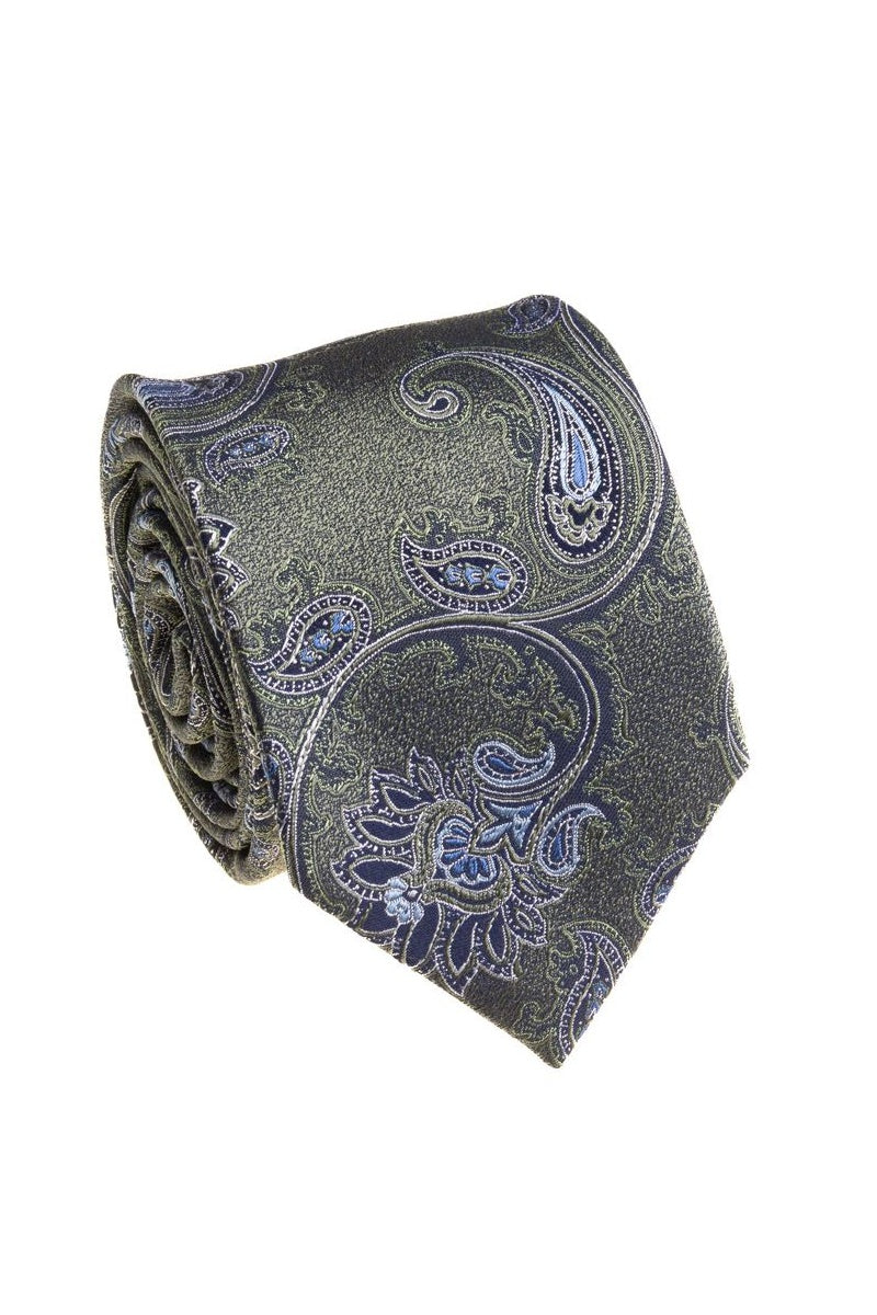 Bocara Green Necktie (B25-6063B)