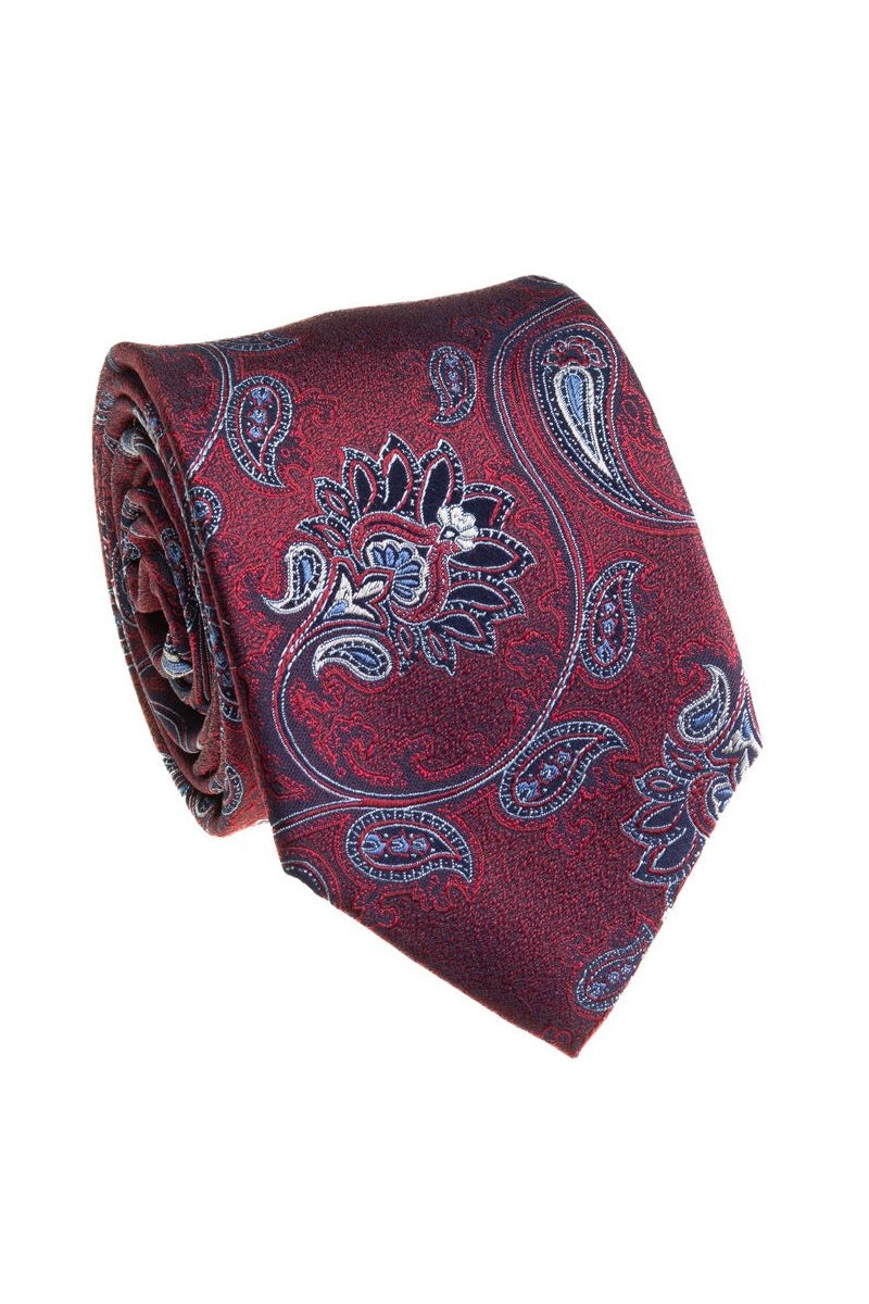 Bocara Burgundy Necktie (B25-6064B)