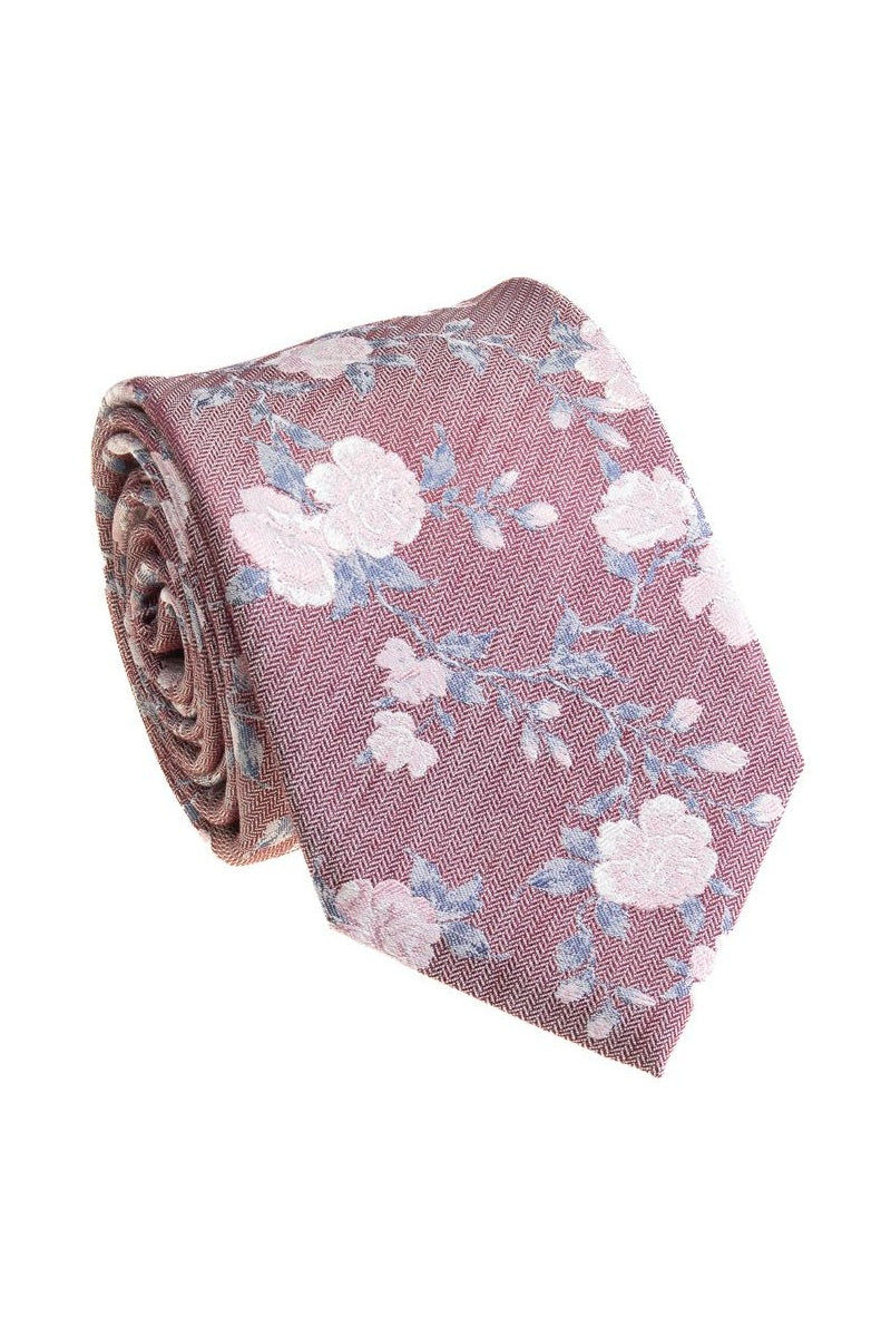 Bocara Burgundy Necktie (B25-6072B)