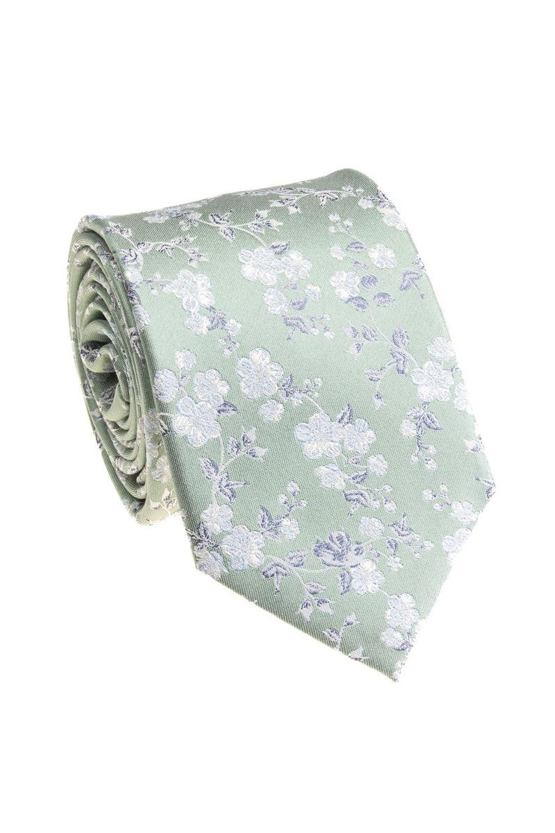 Bocara Green Necktie (B25-6084B)