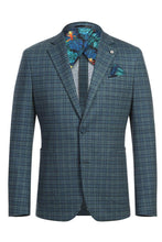 Green Plaid Sports Jacket