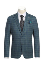 Green Plaid Sports Jacket