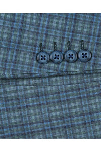 Green Plaid Sports Jacket
