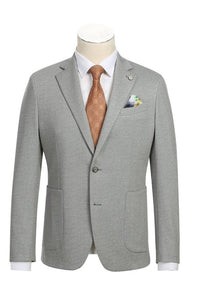 Grey Textured Sports Jacket