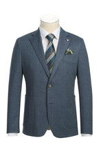 Navy Textured Sports Jacket