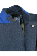 Navy Textured Sports Jacket