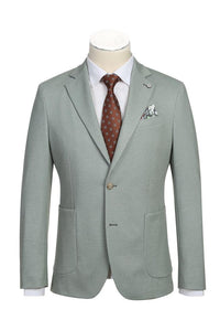 Light Green Textured Sports Jacket