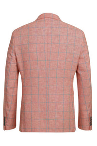 Red Windowpane Sports Jacket