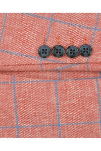 Red Windowpane Sports Jacket