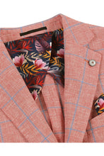 Red Windowpane Sports Jacket