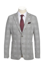 Grey Windowpane Sports Jacket