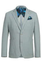 Blue & White Houndstooth Sports Jacket