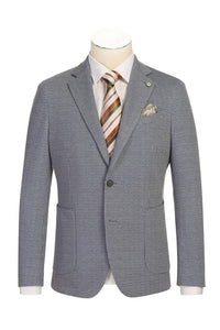 Blue Houndstooth Sports Jacket