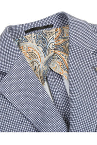 Blue Houndstooth Sports Jacket